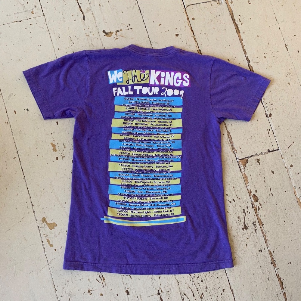 We Are the Kings 2009 Fall Tour Tee Shirt Small - Picture 4 of 10